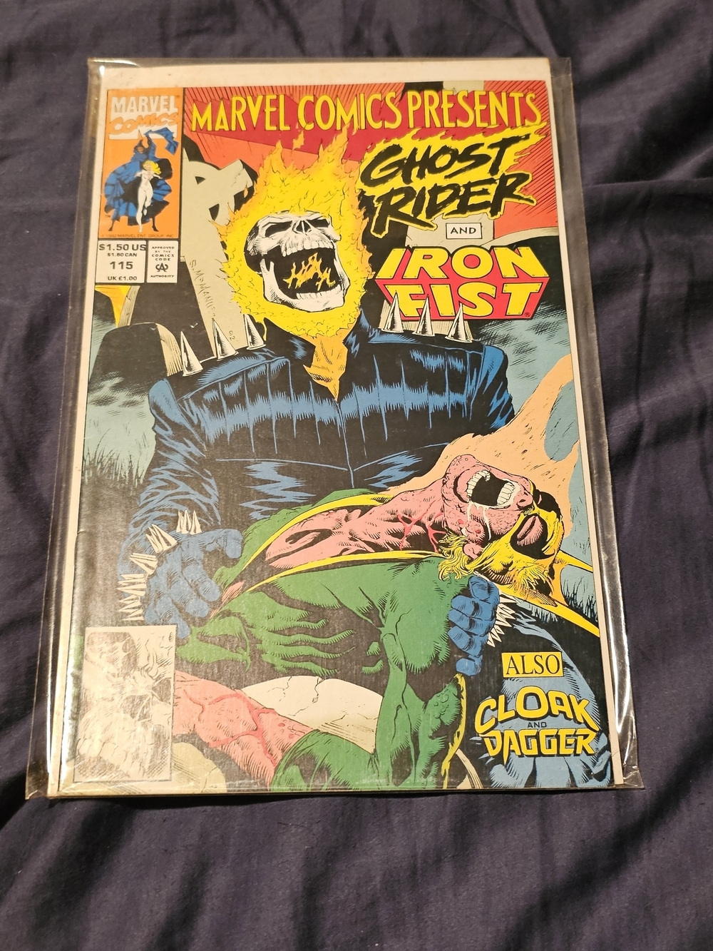 Ghost Rider And Iron Fist Marvel Comics #115, 1992 Comic Book